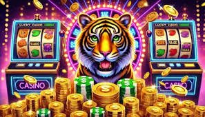 Tampilan antarmuka permainan slot Liga Klik di perangkat mobile dan desktop
